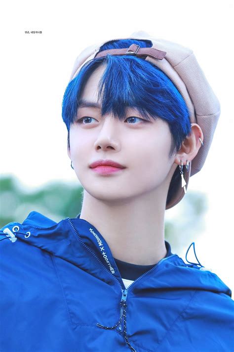 Yeonjun Txt Txt Blue Hair Choi Daniel