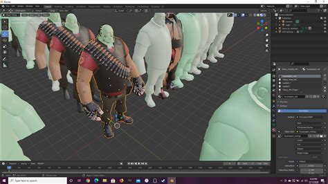 I Transferred The TF2 Heavy Model From SFM To Blender But There S So