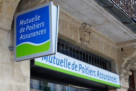 Mutuelle De Poitiers Assurances Logo Text And Office Brand Sign Facade