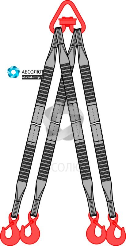 Строп текстильный четырехветвевой 4 СТ: купить, цена, доставка в Нижнем ...