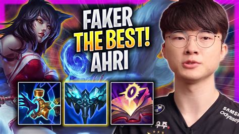 FAKER IS THE BEST AHRI IN KOREA T1 Faker Plays Ahri MID Vs Neeko