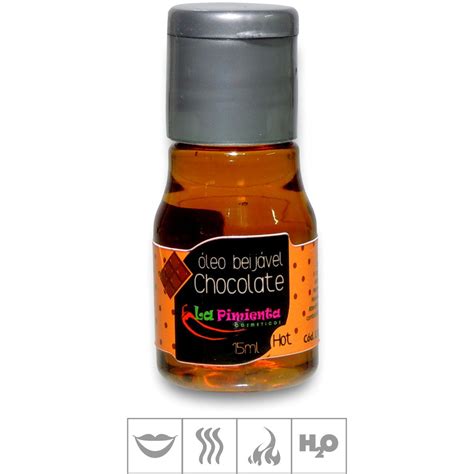 Óleo Beijável Hot La Pimienta 15ml ST664 Chocolate Tabuê Sex shop atacado Produtos
