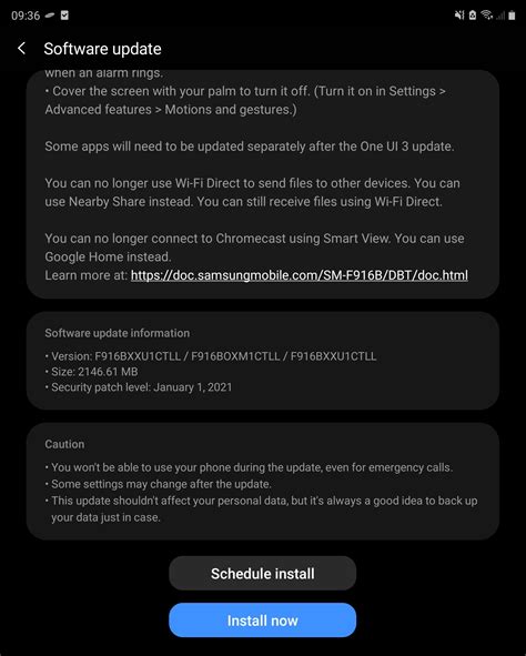 Складной смартфон Samsung Galaxy Z Fold 2 начал обновляться до Android ...