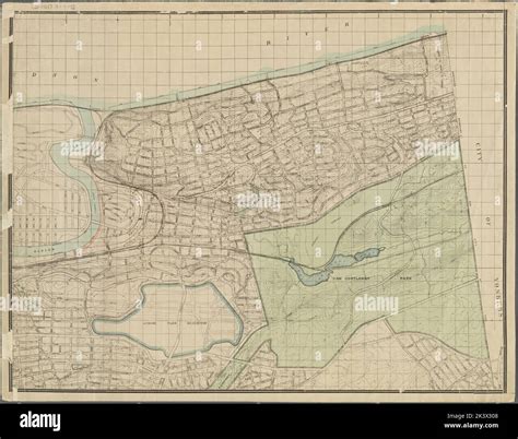 Topographical Map Of The Western Part Of The Bronx North Of Spuyten