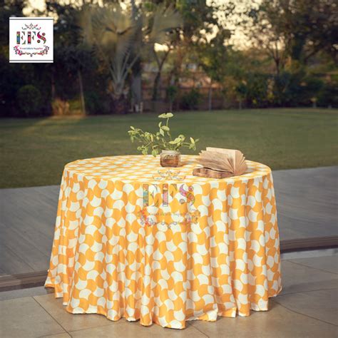 Yellow table cover – EFS