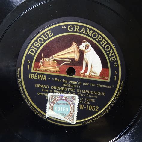 Yahoo オークション 仏DisqueGramophone W 1052 4 ドビュッシーイ