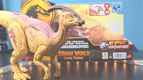 Mattel Jurassic World Wild Roar Parasaurolophus Dinosaur Chaos Theory