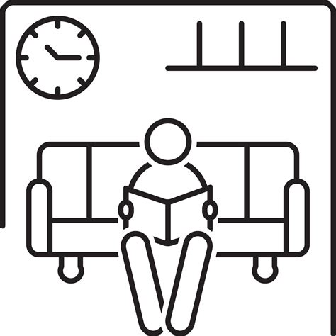 Line Icon For Waiting Room 2258605 Vector Art At Vecteezy