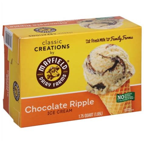 Mayfield Dairy Farms Chocolate Ripple Ice Cream 1 75 Quart King Soopers