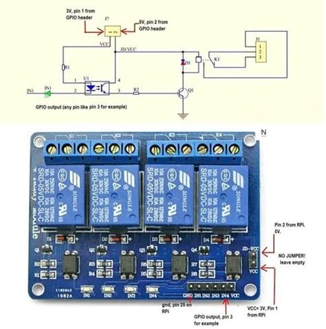 5v 1 Channel Relay Module Circuit Diagram