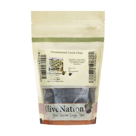 Unsweetened Carob Chips | Bulk Chocolate Substitute for Baking