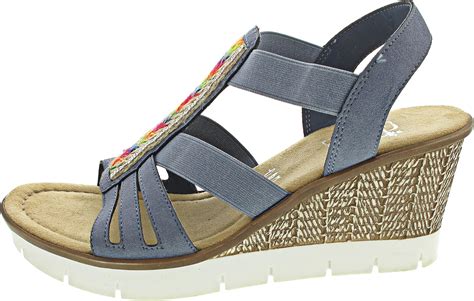 Rieker Frühjahr Sommer 65568 Sandalias Punta Cerrada Mujer Amazon es