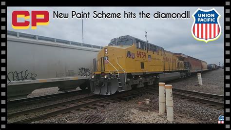 5 6 23 Finally Union Pacific New Paint Scheme In The LEAD YouTube