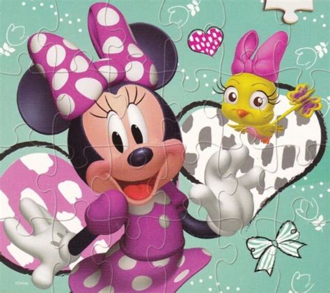 Jigsaw Puzzle Disney Minnie Mouse 24 Pieces 9 X 10 E1 Ebay