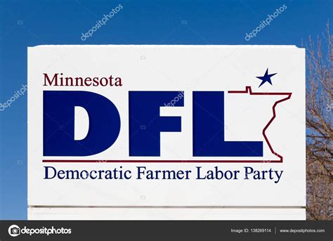 Minnesota Democratic Farmer Labor Party Sign and Logo – Stock Editorial ...