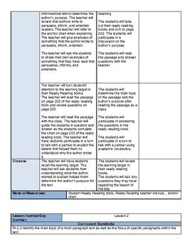 Edtpa Elementary Education Task Part B Lesson Plans For Learning