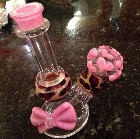 Cute Pink Cheetah Bong For Female Stoner Pink Glass Pipes Pinterest Bongs Cheetahs And