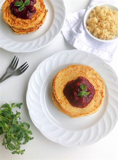 Panqueques De Avena Quinua Y Manzana Palta Pan