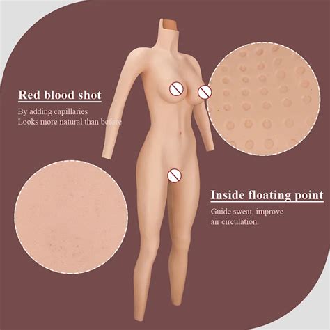 Silicone Vagina Suit Realistic Breast Form Fake Butt