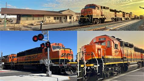 BNSF Pasadena Local Trains At The Pomona Santa Fe Depot Summer 2023