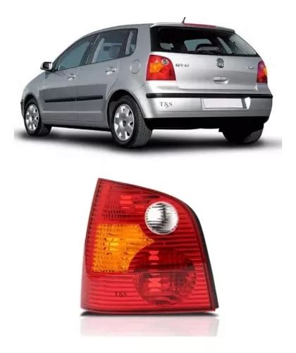 Lanterna Traseira Polo Hatch 2003 2004 2005 2006 Tricolor