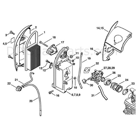 Ultimate Guide Exploring The Stihl BR 450 Backpack Blower Parts Diagram