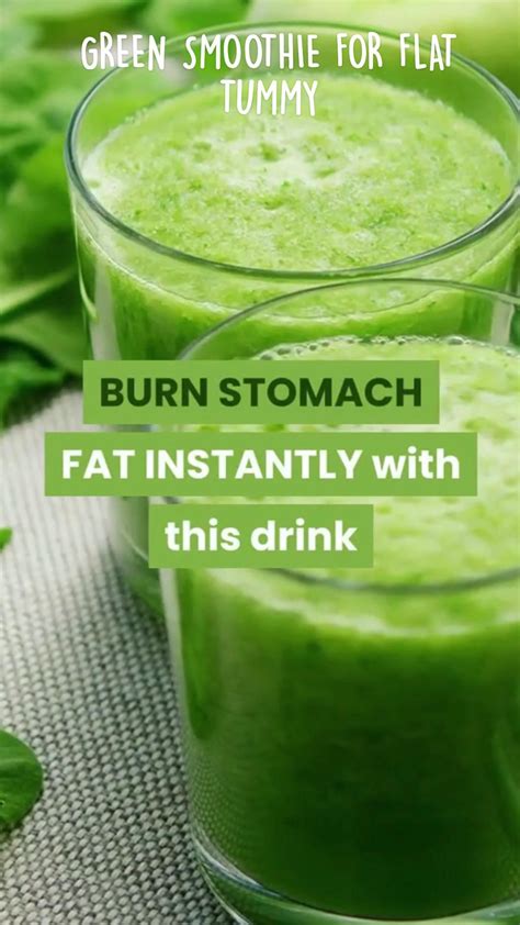 Green Smoothie For Flat Tummy Artofit