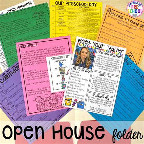 Pre K Open House Scavenger Hunt Sheet