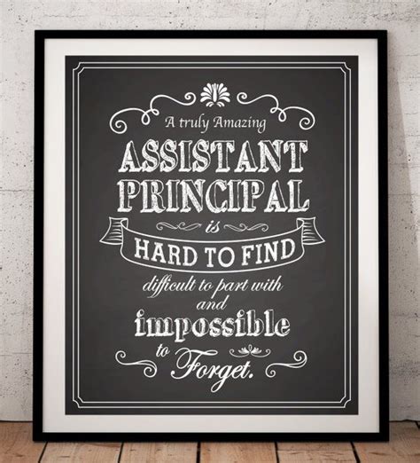 Assistant Principal T Principal Chalkboard Printable A Etsy In 2021 Principal Ts