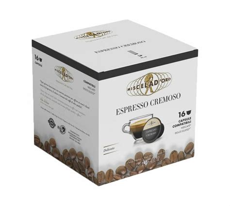 Miscela D Oro 16 Capsules Compatibles Doce Gusto Espresso Cremoso