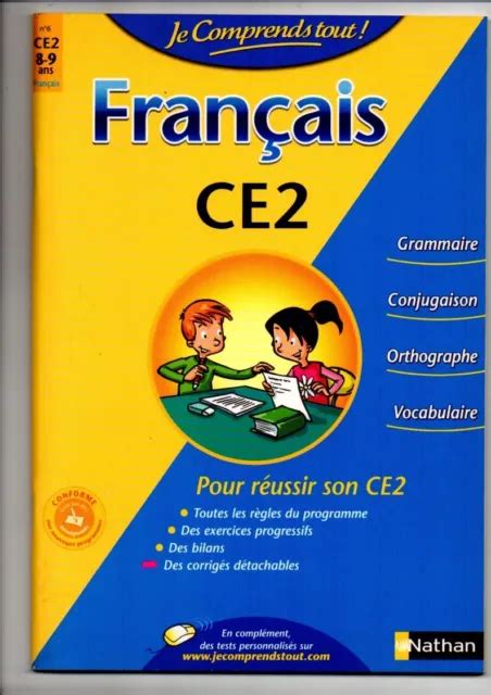 JE COMPRENDS TOUT Francais Ce2 Nathan EUR 1 50 PicClick FR