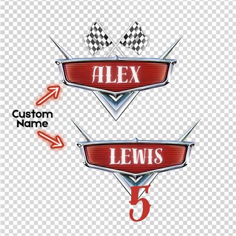 Lightning Mcqueen 95 Logo Etsy