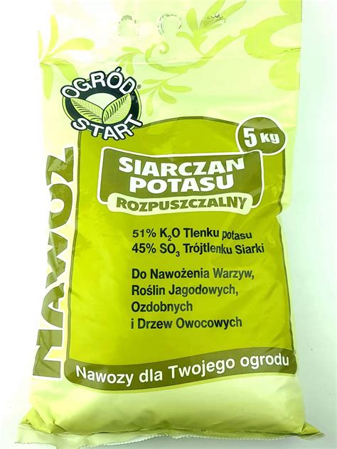 5kg Siarczan potasu rozpuszczalny sól potasowa 12011702191 Allegro pl