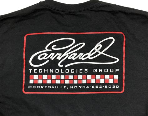 T Shirt Original Black Earnhardt Technologies Group