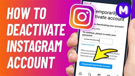 How To Deactivate Instagram Account Temporarily Updated Youtube