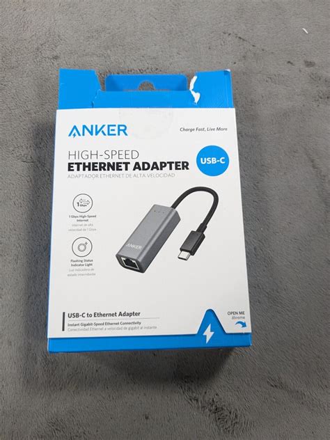 Used Anker Usb C To Ethernet Adapter Gbps High Speed Internet Network