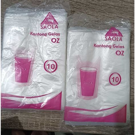 Jual Kresek Bening 1 Gelas Cup Isi 70 80 Lbr Kantongan Pop Ice 1 Gelas