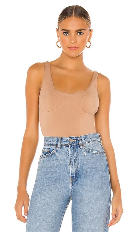 Lovers And Friends Aiden Bodysuit In Nude Revolve