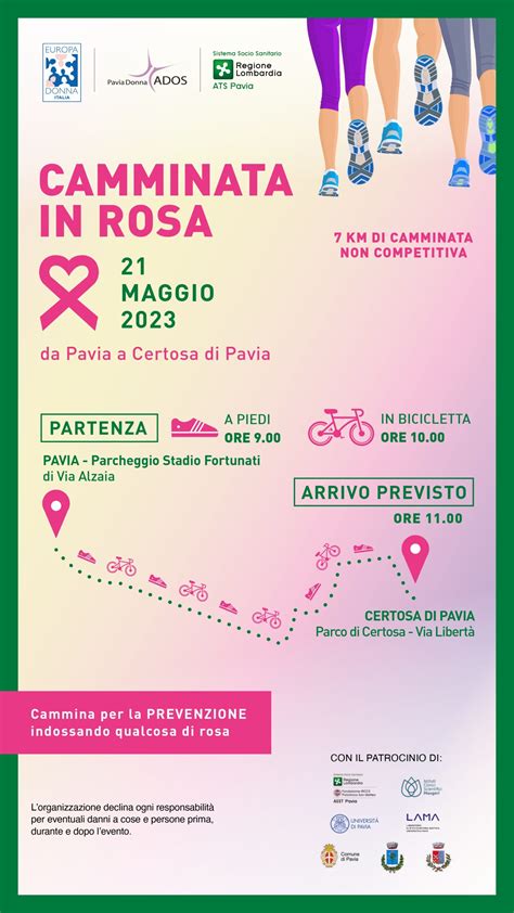 Camminata Biciclettata In Rosa 2023 Ados