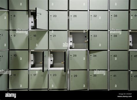 Square Lockers Hi Res Stock Photography And Images Alamy