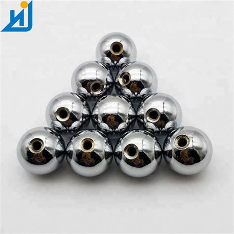 Ss Solid Stainless Steel Balls With Threaded Blind Half Hole Mm Mm