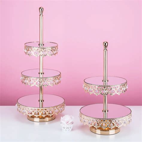 Buy Gorgeous Crystal Gold Cupcake Stand Mirror 23