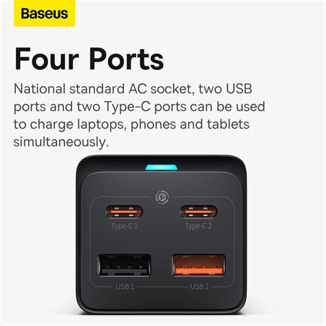 Baseus Gan Pro Desktop Powerstrip Ac U C W