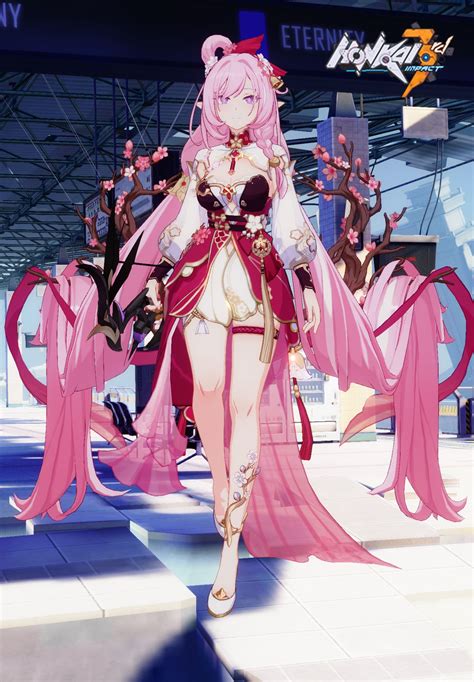 Peachy Spring Outfit Honkai Impact Rd Hoyolab