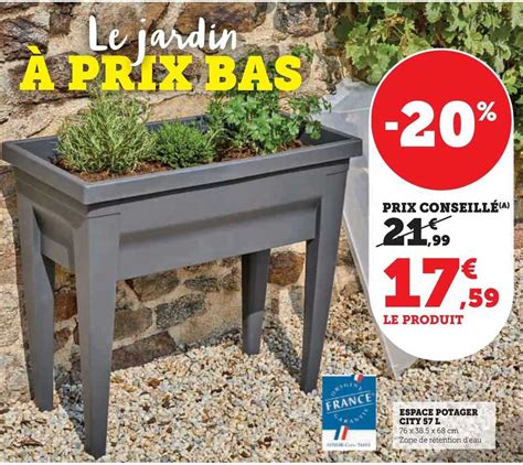 Promo Espace Potager City 57 L Chez U Express ICatalogue Fr