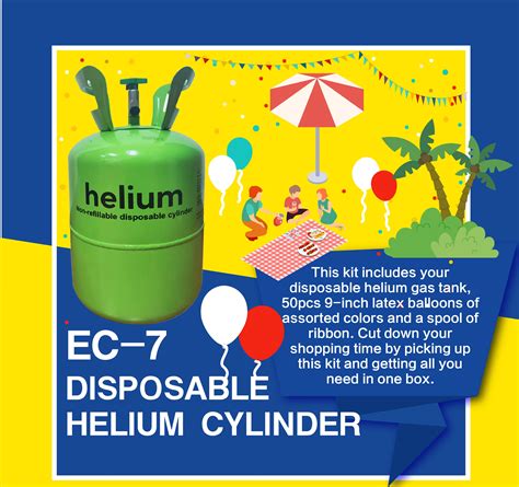 Wholesale Ec Disposable Helium Tanks Balloon L Bar Balloon Gas