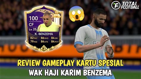 REVIEW GAMEPLAY KARTU SPESIAL RAMADHAN WAK HAJI BENZEMA TOTAL FOOTBALL