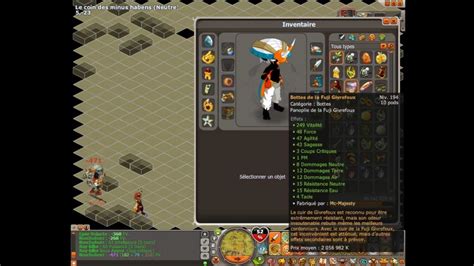 Dofus Sacrieur 199 Feu 1 2 Cc PVP YouTube