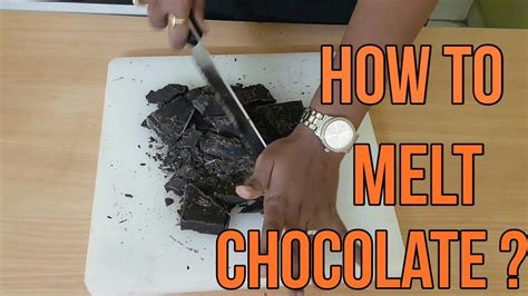 How To Melt Chocolate Easy Way Of Melting Chocolate YouTube