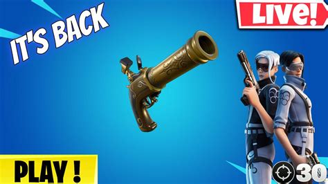 The Flint Knock Pistol Is Backfortnite Youtube